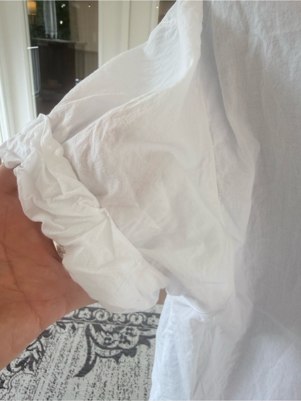 XIRENA Channing Shirt White Cotton Button Down XS - Picture 5 of 8